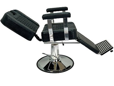 Cadeiera de Barbeiro Reclinavel Hidraulica Paloma Luxo