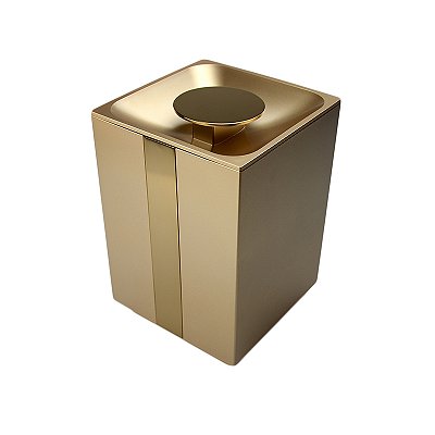 Lixeira Banheiro 5l Woman Red Gold/Dourado Zen Design