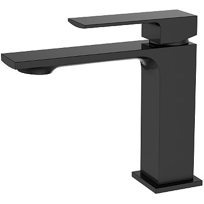 Misturador Monocomando Banheiro Bica Baixa Preto Fosco (LX2296B Lexxa)