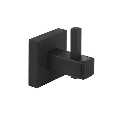 Cabide Inox Preto Square - Ducon