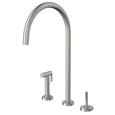 Misturador Monocomando de Cozinha Mix&Match Inox Escovado Docol