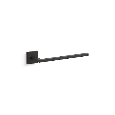 Porta Toalha de Parede Square Black Matte Kohler 23291BR-BL