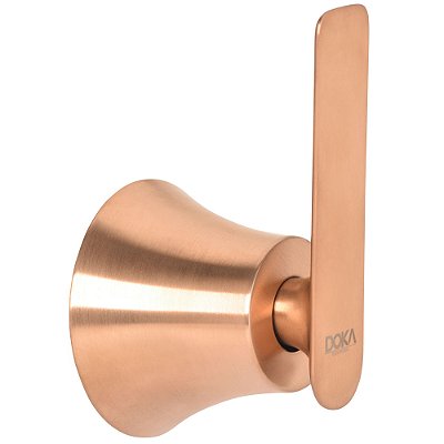 Doka Rainbow Acabamento de Registro Deca 1/2 e 3/4 Brushed Rose Gold