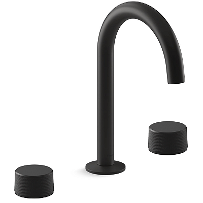 Misturador Kohler Black Matte Lavatório Bica Tube Oyl