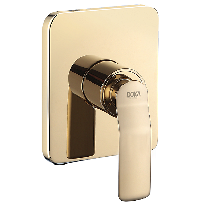 Doka Acabamento Monocomando para Ducha e Chuveiro Gold DK5018GO