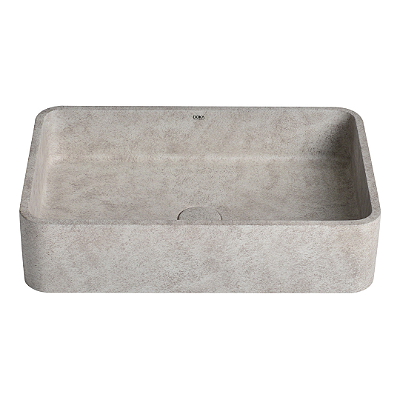 Doka Cuba de Apoio Retangular Light Concrete - DK5043LC