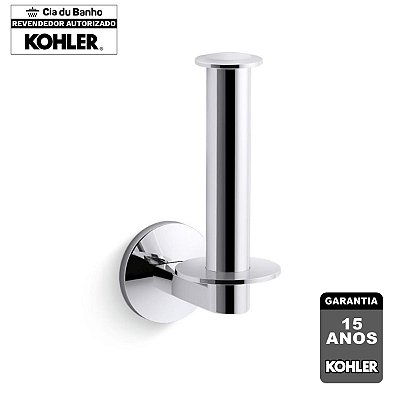 Papeleira Vertical De Parede Cromada Components Kohler