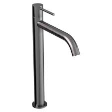 Torneira Fria de Bancada para Lavatório 223mm Loop Brushed Nickel