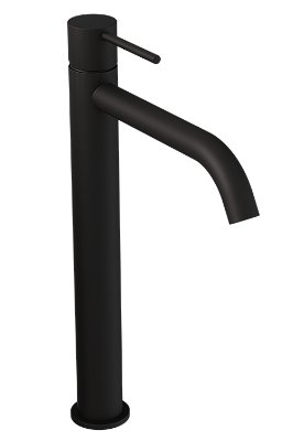 Torneira Fria de Bancada para Lavatório 223mm Loop Matt Black