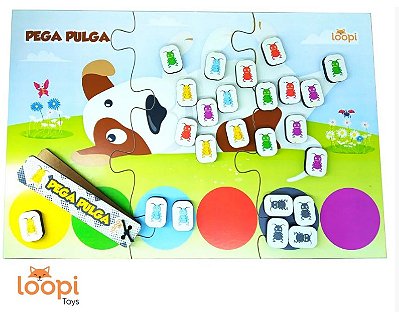 Jogo da Memória dos Bichos - Loopi Toys