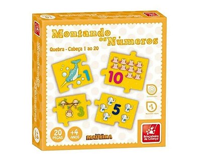 Montando os Números 1 ao 20