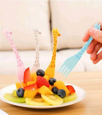 Garfinhos para lanche Girafa