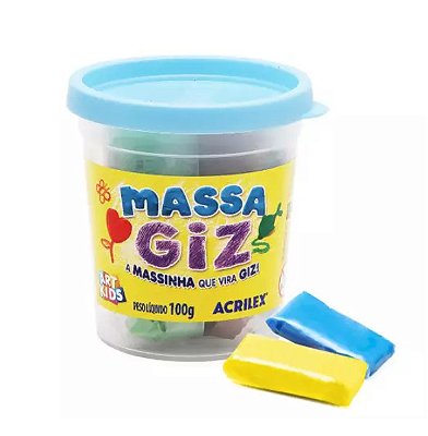 Massa Giz - Massinha que vira giz