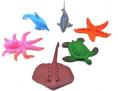 Bichinho cresce na água fundo do mar