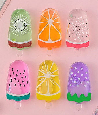 Slime Picolé de fruta