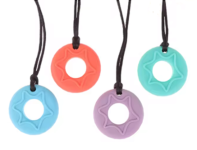 Colar Mordedor Sensorial Donut Estrela