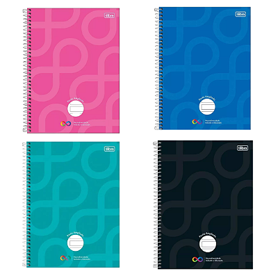 Caderno Pauta Ampliada Neuro 80 Folhas – Espiral | Tilibra