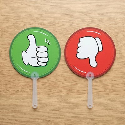 Plaquinhas de Comunicação Sim e Não – Kit com 2 Unidades