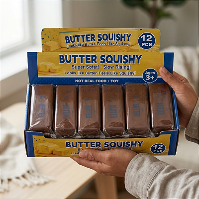 Butter Squishy – Manteiga de Chocolate Slow Rising