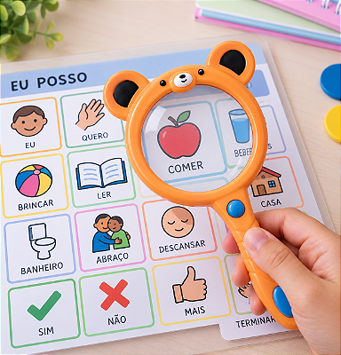 Lupa Infantil Ursinho 3x – Tokyo Colors