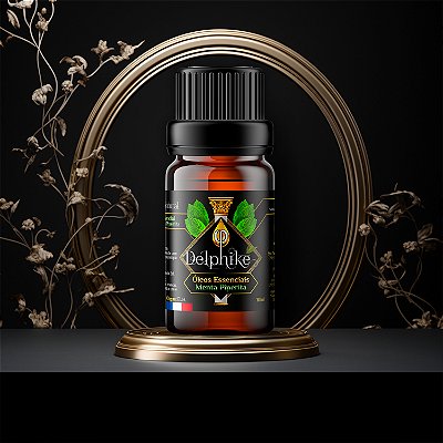 Óleo Essencial de Menta Piperita Delphiké - 10ml  (100% Puro e Natural)