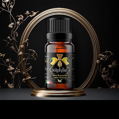 Óleo Essencial de Limão Siciliano Delphiké - 10ml  (100% Puro e Natural)