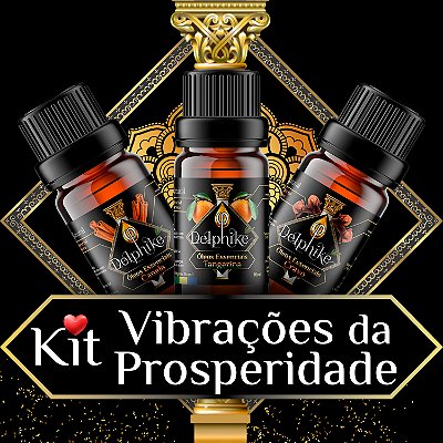Vibrações da Prosperidade ❤️🛒🏛️ Kit Delphiké