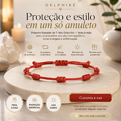 Pulseira Kabbalah 7 Nós