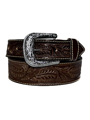 Cinto Floral - couro