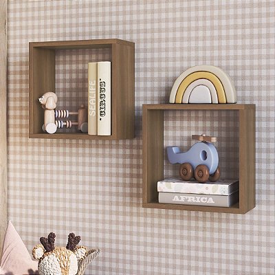 Nicho Organizador Multiuso Pequeno 31cm Quadrado Moderno