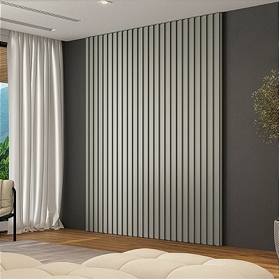 Painel Decorativo Ripado Smart 120x240cm 100% MDF Moderno