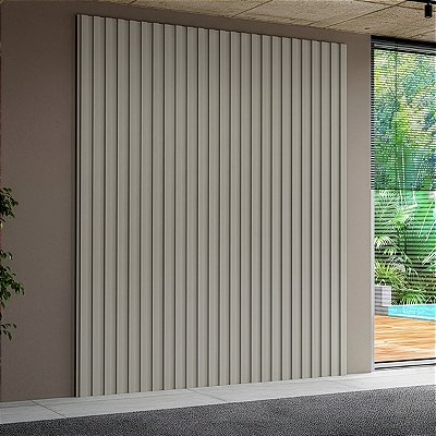 Painel Decorativo Ripado Smart 320x240cm 100% MDF Moderno