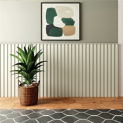 Painel Decorativo Ripado Smart 200x120cm 100% MDF Moderno