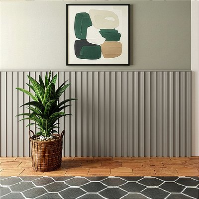 Painel Decorativo Ripado Smart 240x120cm 100% MDF Moderno