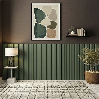 Painel Decorativo Ripado Smart 280x120cm 100% MDF Moderno