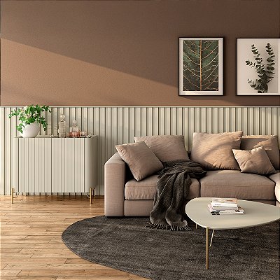 Painel Decorativo Ripado Smart 360x120cm 100% MDF Moderno