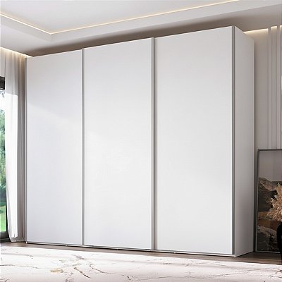 Guarda Roupa Veneto em 100% MDF 274,5x230cm 3 Portas 6 Gavetas