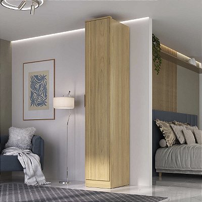 Guarda Roupa Ravi em MDF 41x232,2cm 1 Porta com Cabideiro