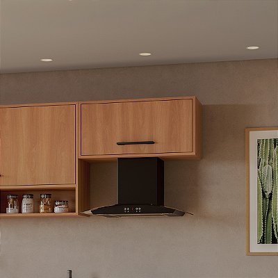 Armário Aéreo de Cozinha Havana 70x34cm 1 Porta 1 Nicho Rovere