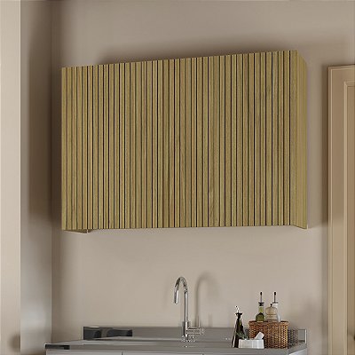 Armário Aéreo de Cozinha Sardenha em MDF 120x83cm com 3 Portas