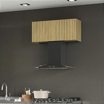 Armário Aéreo Cozinha Sardenha em MDF 80x36cm com 1 Porta