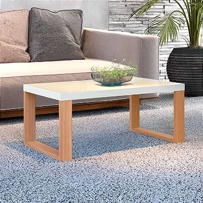 Mesa de Centro Estilo Industrial 67cm 100% MDF