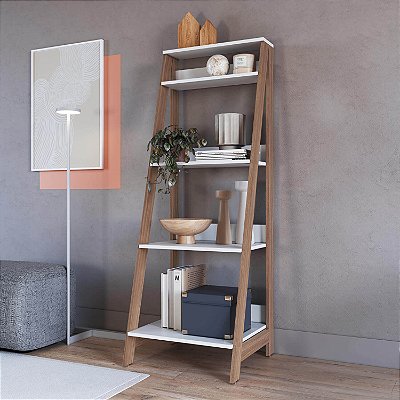 Estante Multifuncional 5 Prateleiras 147,5x53cm Estilo Moderno