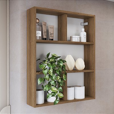 Nicho Organizador Multiuso Suspenso 60cm com Prateleiras