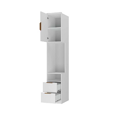 Modulo Mesa de Cabeceira 100% MDF Ravi Lado Esquerdo
