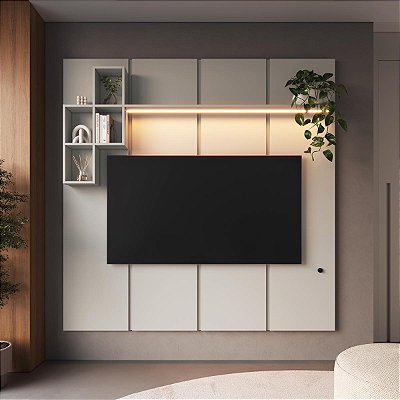 Painel para TV até 55 Polegadas 180cm Iluminação em LED Nexus