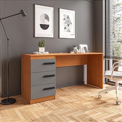 Mesa Escrivaninha Lisboa Escritório/Home Office 163x77cm 3 Gavetas
