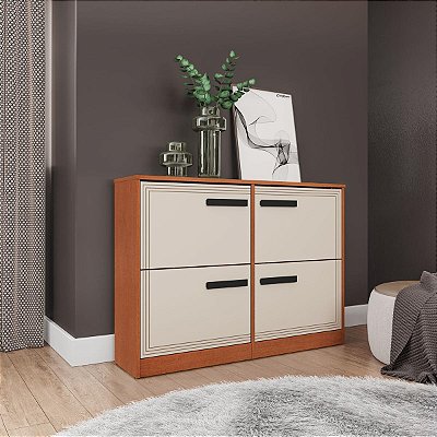 Sapateira Valência Organizadora 110x92cm com 4 Gavetas