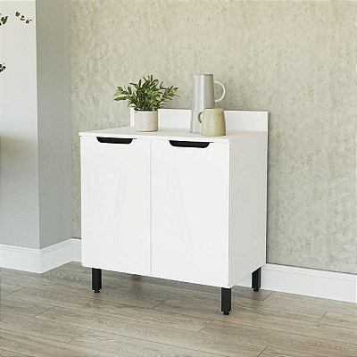Balcão para Cozinha Meena 80x92,5cm com Prateleira e 2 Portas