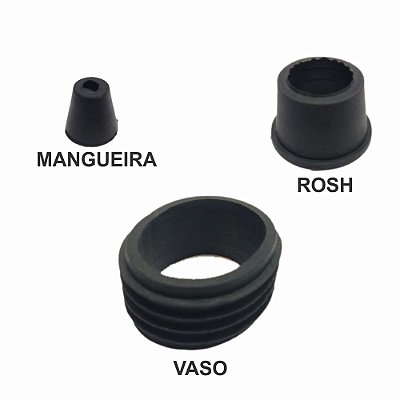 Kit Borrachas de Vedação para Narguile - Kit nº 01